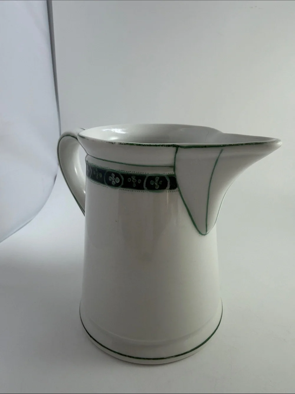 Creamer Pitcher Stoneware 4.75” tall